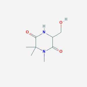 3-(Hydroxymethyl)-1,6,6-trimethyl-2,5-piperazinedione