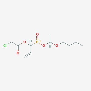 (1-Butoxyethoxy){1-[(chloroacetyl)oxy]prop-2-en-1-yl}oxophosphanium