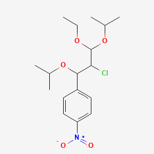 Benzene, 1-[2-chloro-3-ethoxy-1,3-bis(1-methylethoxy)propyl]-4-nitro-