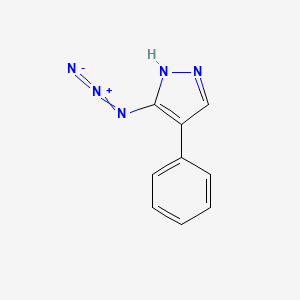 5-azido-4-phenyl-1H-pyrazole