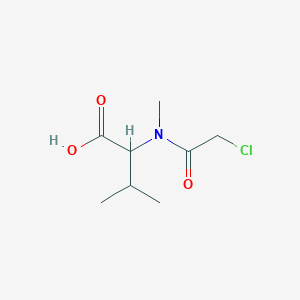 2-[(2-Chloroacetyl)-methylamino]-3-methylbutanoic acid