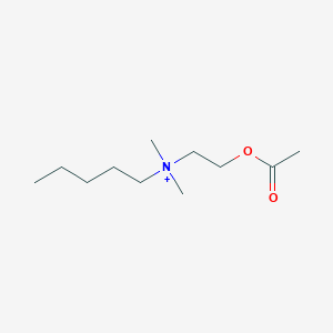 N-[2-(Acetyloxy)ethyl]-N,N-dimethylpentan-1-aminium