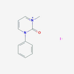 1-Methyl-2-oxo-3-phenyl-2,3-dihydropyrimidin-1-ium iodide