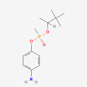 Phosphonic acid, methyl-, 4-aminophenyl 1,2,2-trimethylpropyl ester