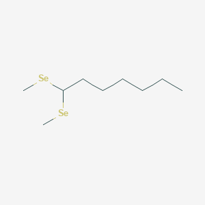 1,1-Bis(methylselanyl)heptane