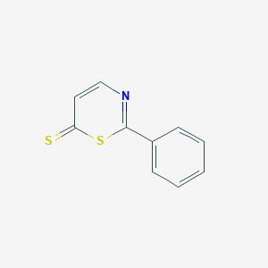 6H-1,3-Thiazine-6-thione, 2-phenyl-