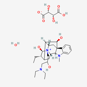 Detajmium bitartrate hydrate