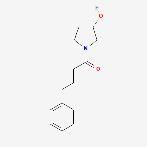 1-(3-Hydroxypyrrolidin-1-yl)-4-phenylbutan-1-one