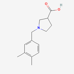 1-(3,4-Dimethylbenzyl)pyrrolidine-3-carboxylic acid