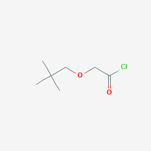 molecular formula C7H13ClO2 B1464291 2-(2,2-Dimethylpropoxy)acetyl chloride CAS No. 912770-68-4
