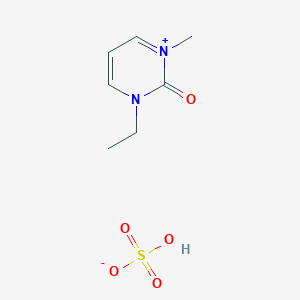 3-Ethyl-1-methyl-2-oxo-2,3-dihydropyrimidin-1-ium hydrogen sulfate