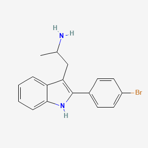 2-(4-Bromophenyl)-alpha-methyl-1H-indole-3-ethanamine