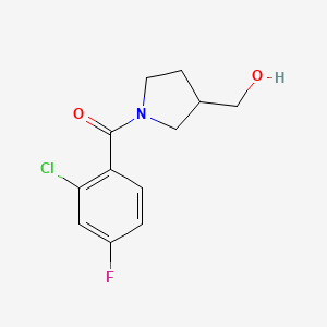 [1-(2-Chloro-4-fluorobenzoyl)pyrrolidin-3-yl]methanol