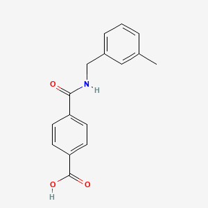 molecular formula C16H15NO3 B1464303 4-{[(3-Methylphenyl)methyl]carbamoyl}benzoic acid CAS No. 1305567-43-4