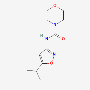 N-[5-(Propan-2-yl)-1,2-oxazol-3-yl]morpholine-4-carboxamide