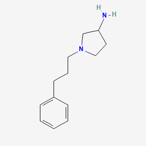 1-(3-Phenylpropyl)pyrrolidin-3-amine