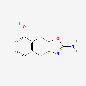 2-Amino-3a,4,9,9a-tetrahydronaphtho[2,3-d][1,3]oxazol-8-ol