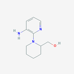 [1-(3-Aminopyridin-2-yl)piperidin-2-yl]methanol