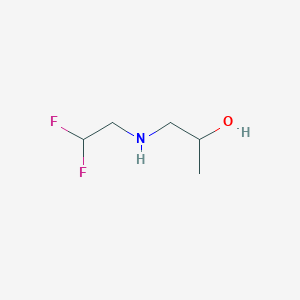 1-[(2,2-Difluoroethyl)amino]propan-2-ol