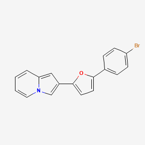 2-[5-(4-Bromophenyl)furan-2-yl]indolizine