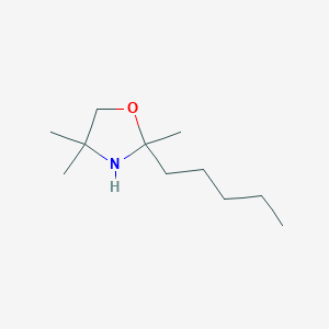 2,4,4-Trimethyl-2-pentyl-1,3-oxazolidine