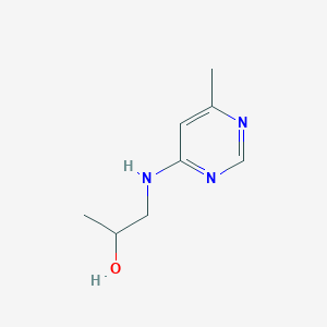 molecular formula C8H13N3O B1464317 1-[(6-Methylpyrimidin-4-yl)amino]propan-2-ol CAS No. 1248506-36-6