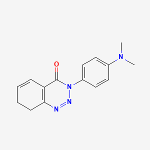 3-[4-(Dimethylamino)phenyl]-7,8-dihydro-1,2,3-benzotriazin-4-one