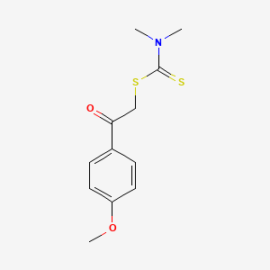 2-(4-Methoxyphenyl)-2-oxoethyl dimethylcarbamodithioate