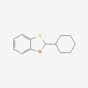 1,3-Benzoxathiole, 2-cyclohexyl-