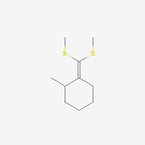 Cyclohexane, 1-[bis(methylthio)methylene]-2-methyl-