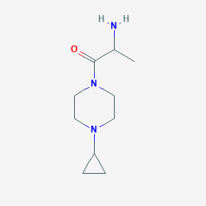 molecular formula C10H19N3O B1464335 2-Amino-1-(4-Cyclopropylpiperazin-1-yl)propan-1-on CAS No. 1218467-76-5