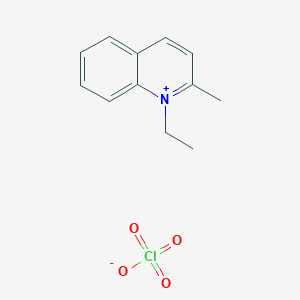 1-Ethyl-2-methylquinolin-1-ium perchlorate