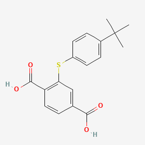 1,4-Benzenedicarboxylic acid, 2-[[4-(1,1-dimethylethyl)phenyl]thio]-