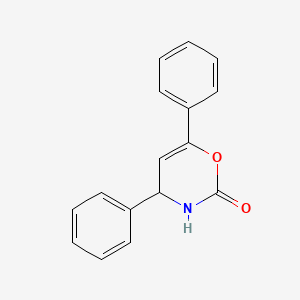 molecular formula C16H13NO2 B14643381 4,6-Diphenyl-3,4-dihydro-2H-1,3-oxazin-2-one CAS No. 53440-64-5