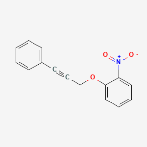 1-Nitro-2-[(3-phenylprop-2-yn-1-yl)oxy]benzene