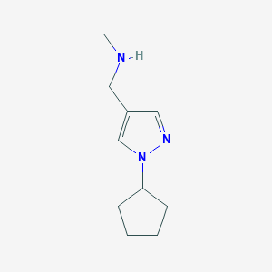 [(1-cyclopentyl-1H-pyrazol-4-yl)methyl](methyl)amine