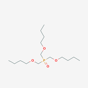 molecular formula C15H33O4P B14643417 Tris(butoxymethyl)(oxo)-lambda~5~-phosphane CAS No. 53695-03-7