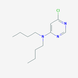 molecular formula C12H20ClN3 B1464343 N,N-dibutyl-6-chloropyrimidin-4-amine CAS No. 1247095-65-3