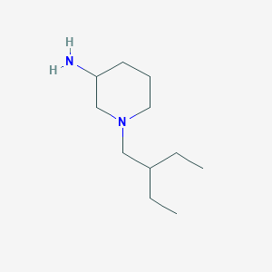 1-(2-Ethylbutyl)piperidin-3-amine