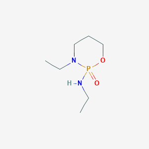 3-Ethyl-2-(ethylamino)-1,3,2lambda~5~-oxazaphosphinan-2-one