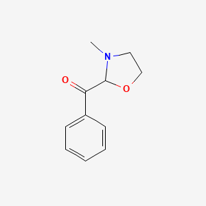 (3-Methyl-1,3-oxazolidin-2-yl)(phenyl)methanone