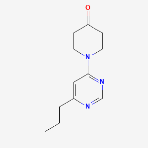 1-(6-Propylpyrimidin-4-yl)piperidin-4-one