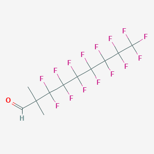 3,3,4,4,5,5,6,6,7,7,8,8,9,9,9-Pentadecafluoro-2,2-dimethylnonanal