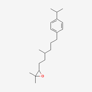 2,2-Dimethyl-3-{3-methyl-6-[4-(propan-2-yl)phenyl]hexyl}oxirane