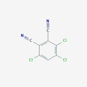 molecular formula C8HCl3N2 B14643613 1,2-Benzenedicarbonitrile, 3,4,6-trichloro- CAS No. 56732-43-5