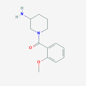 molecular formula C13H18N2O2 B1464363 (3-Aminopiperidin-1-yl)(2-methoxyphenyl)methanone CAS No. 1292056-88-2