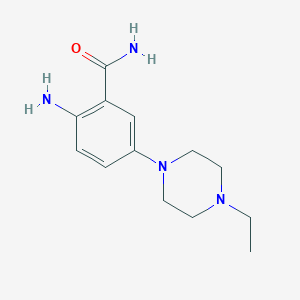 2-Amino-5-(4-ethyl-piperazin-1-yl)-benzamide
