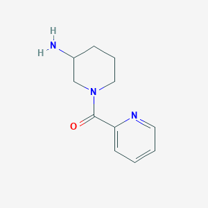 molecular formula C11H15N3O B1464380 (3-氨基哌啶-1-基)(吡啶-2-基)甲酮 CAS No. 1250568-21-8