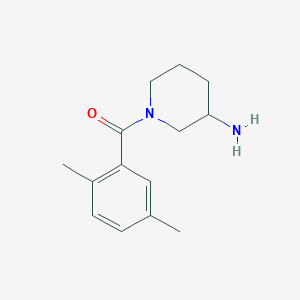 molecular formula C14H20N2O B1464381 1-(2,5-二甲基苯甲酰)哌啶-3-胺 CAS No. 1291555-74-2