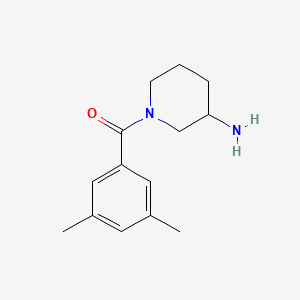 molecular formula C14H20N2O B1464422 1-(3,5-Dimethylbenzoyl)piperidin-3-amine CAS No. 1305859-79-3